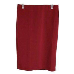 Catherine Malandrino Womens Pencil Scuba Skirt full Zipper